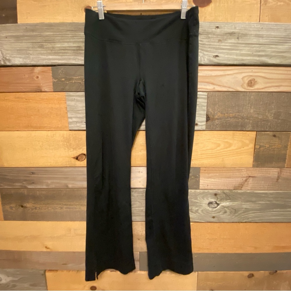 Lucy Black Boot-Cut Flared Yoga Pants